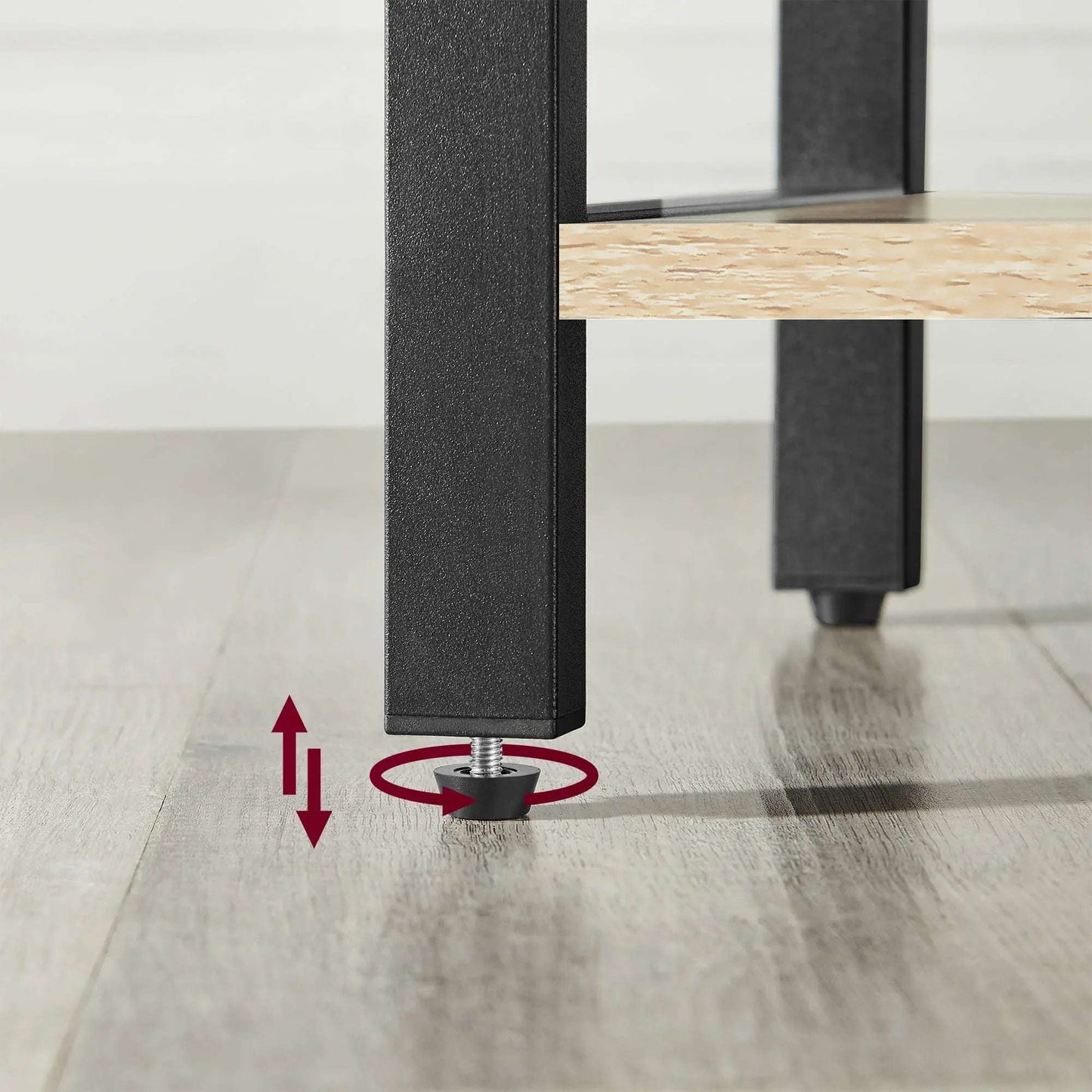 Етажерка за книги, цветя, 5 рафта, сонома - LLS061B11 - WoowBg