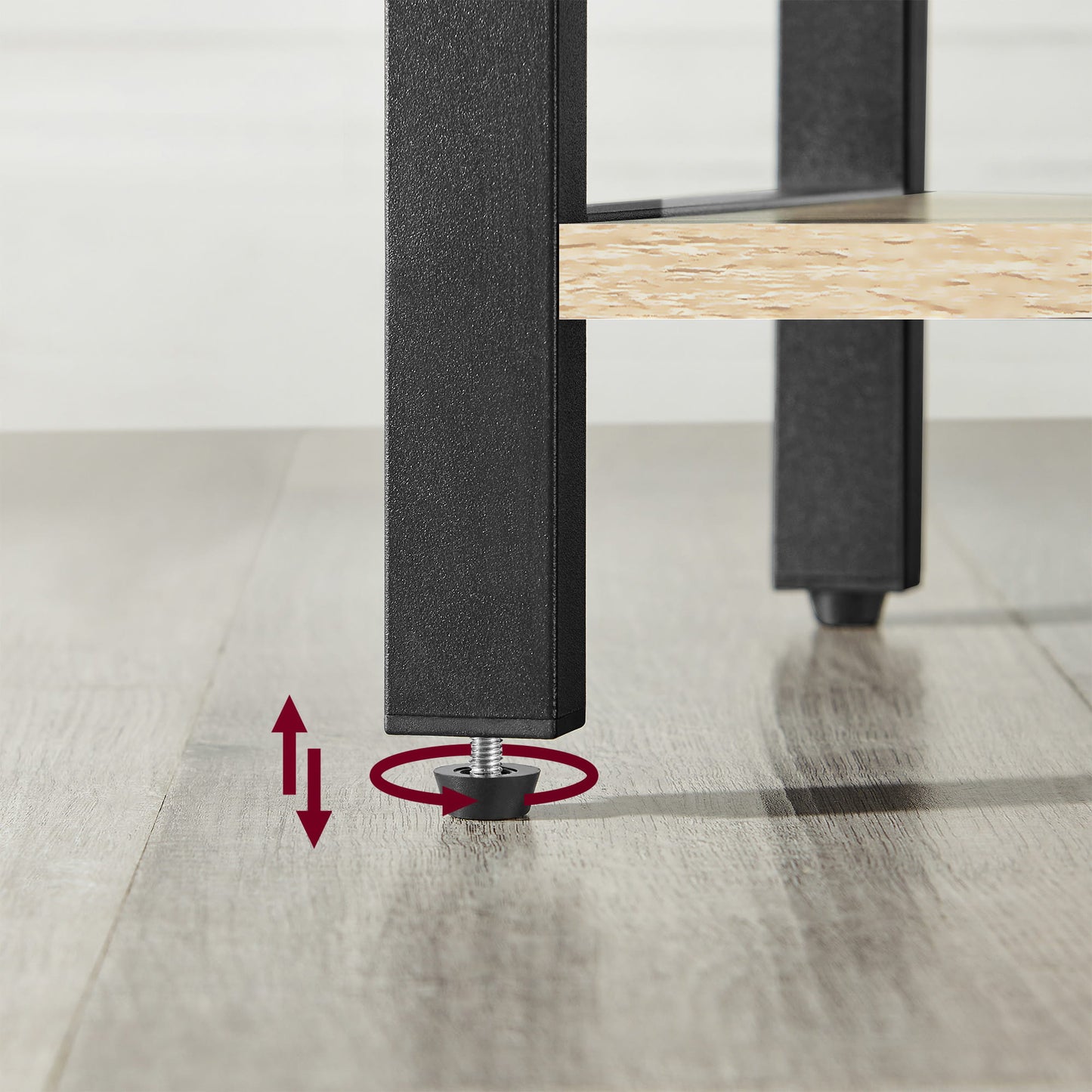 Етажерка за книги, цветя, 5 рафта, сонома - LLS061B11