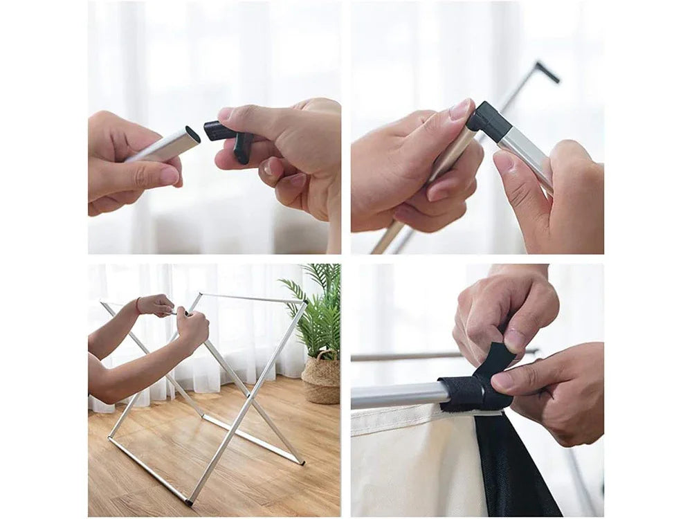 Кош за пране с 3 отделения – сгъваем, 135 л - WoowBg