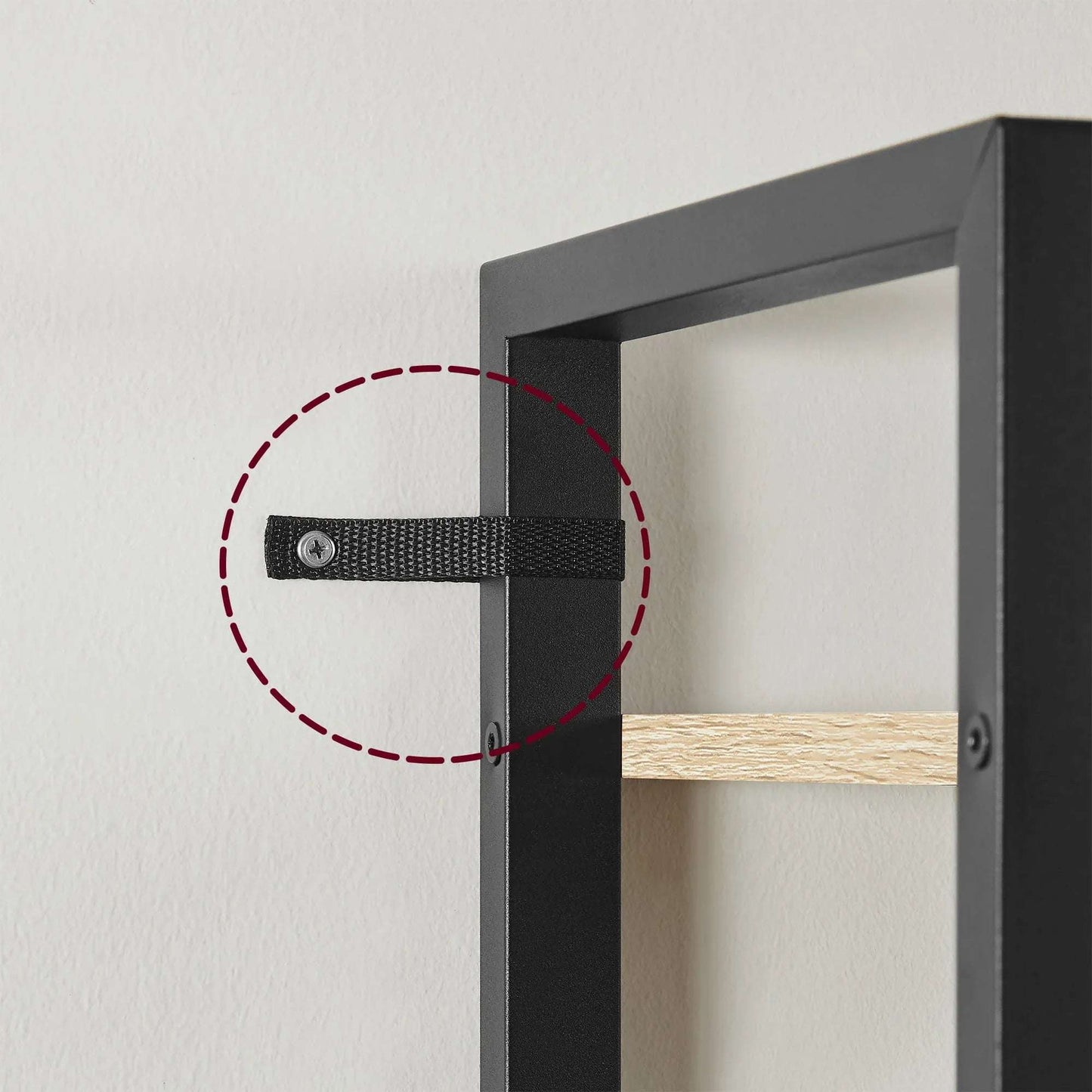 Етажерка за книги, цветя, 5 рафта, сонома - LLS061B11 - WoowBg