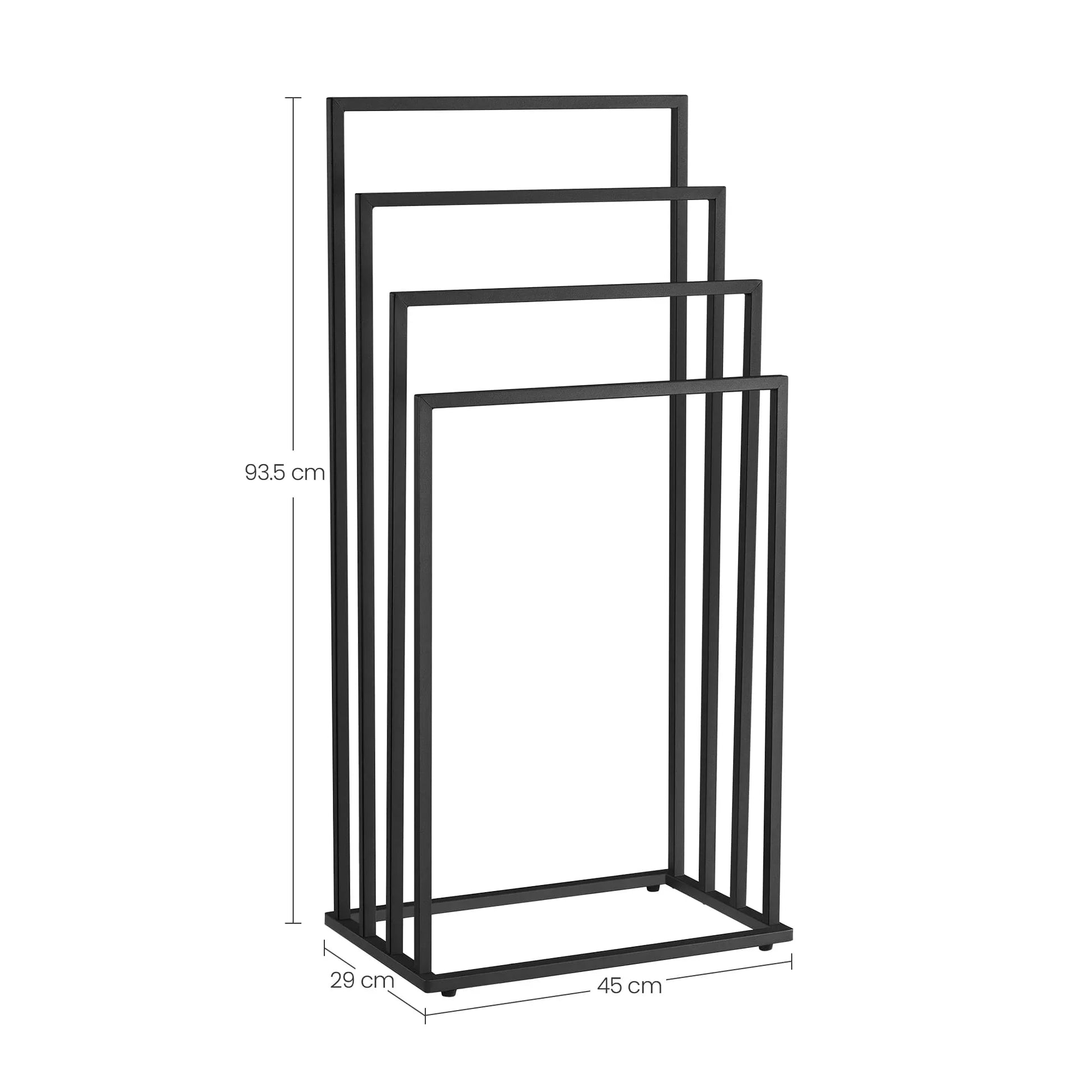 Метална стойка за кърпи – 4 нива | Бял / Черен / Златист - WoowBg