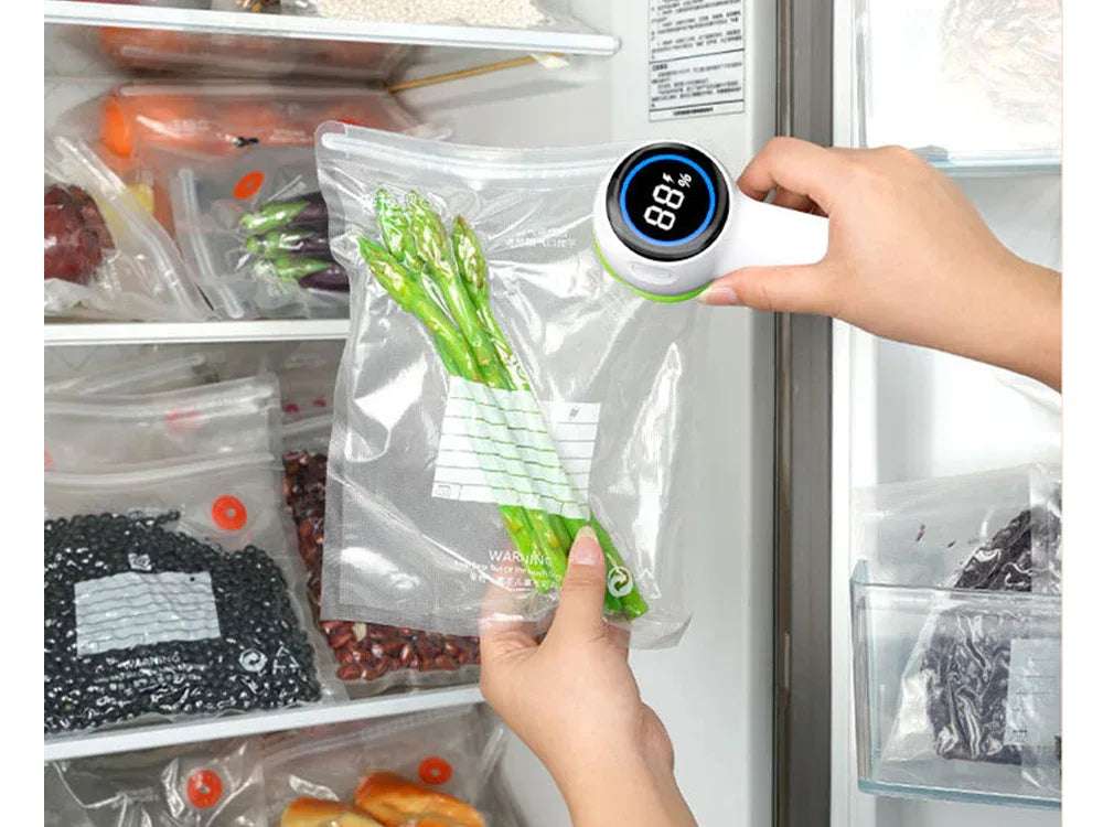 Електрическа вакуумна помпа за храна - комплект - WoowBg