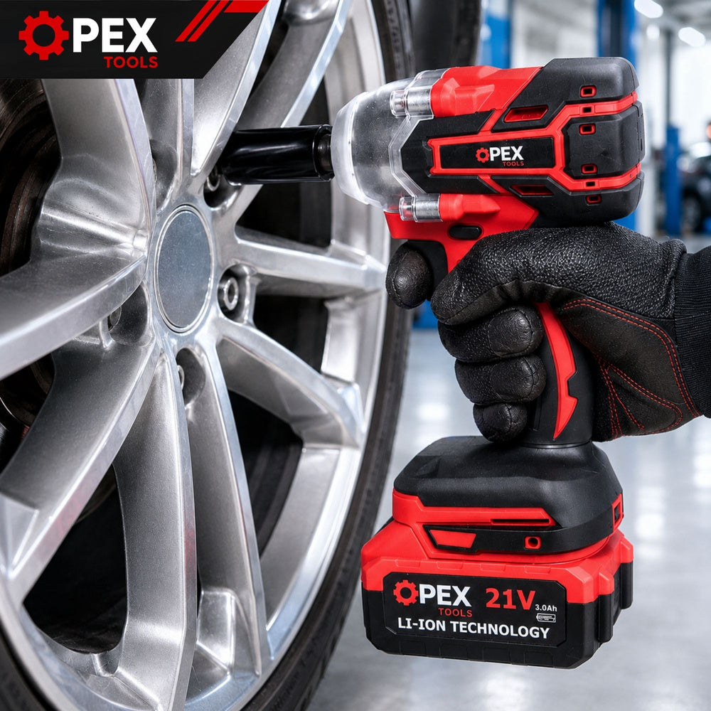 Акумулаторен ударен гайковерт OPEX TOOLS 350Nm | 2 батерии 21V
