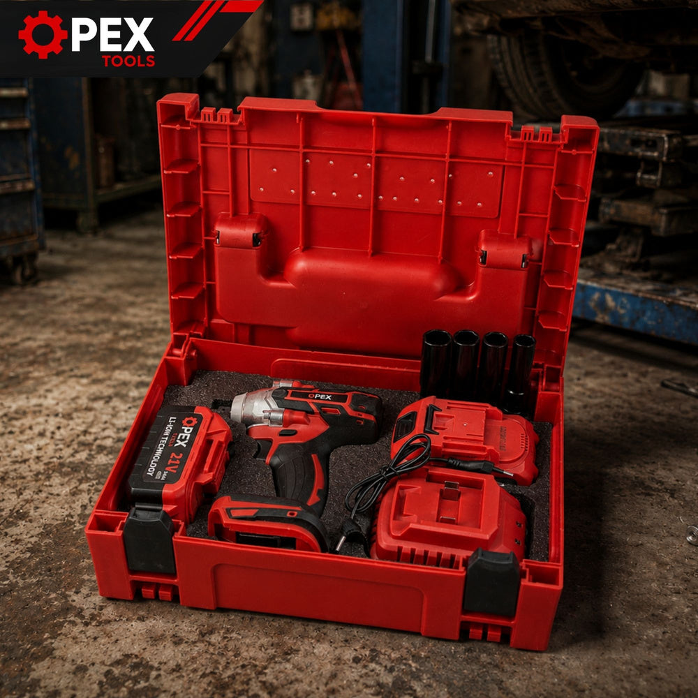 Акумулаторен ударен гайковерт OPEX TOOLS 350Nm | 2 батерии 21V