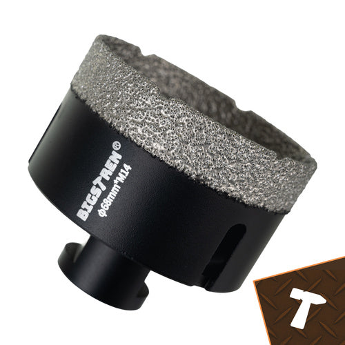 Комплект диамантени боркорони BIGSTREN M14 6–68 мм + адаптер – 6 части - WoowBg