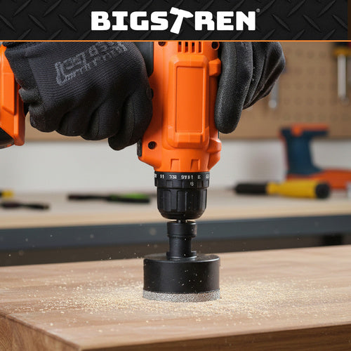 Комплект диамантени боркорони BIGSTREN M14 6–68 мм + адаптер – 6 части - WoowBg