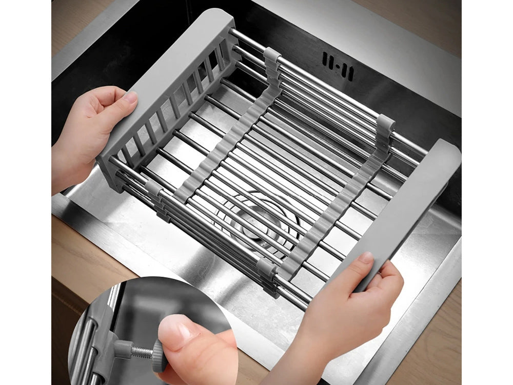 Телескопична кошница за зеленчуци и плодове за мивка