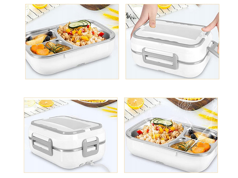 Електрическа кутия за обяд с отопление – 12V / 220V | Идеална за камиони, пътуване и работа