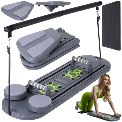 Multifunctional board TRIZAND 97×35 cm with handles – pilates, yoga and fitness exercises at home 