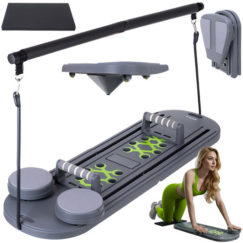 Multifunctional board TRIZAND 97×35 cm with handles – pilates, yoga and fitness exercises at home 