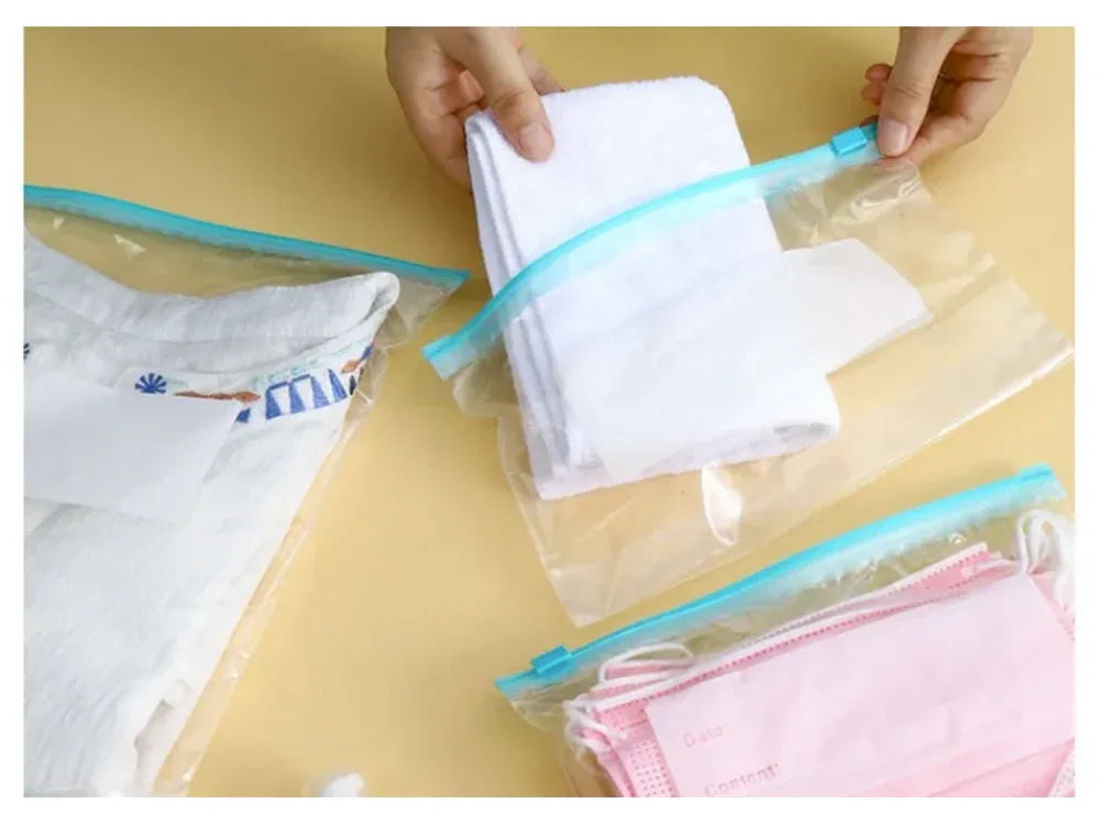 Запечатващи се фолиеви торбички за храна с цип - WoowBg