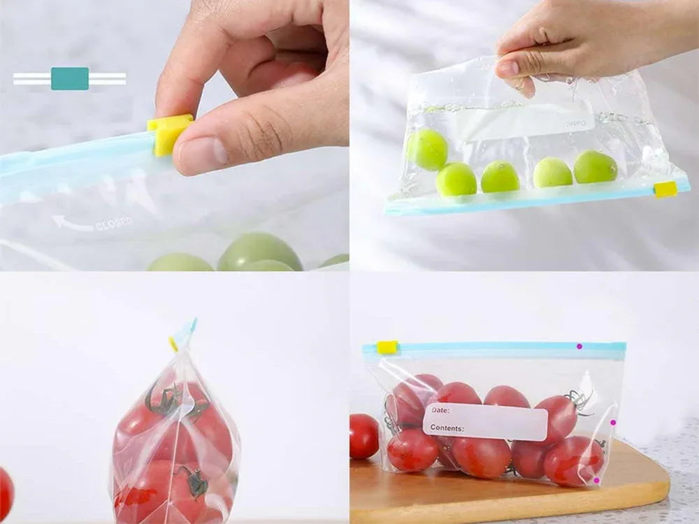 Запечатващи се фолиеви торбички за храна с цип - WoowBg